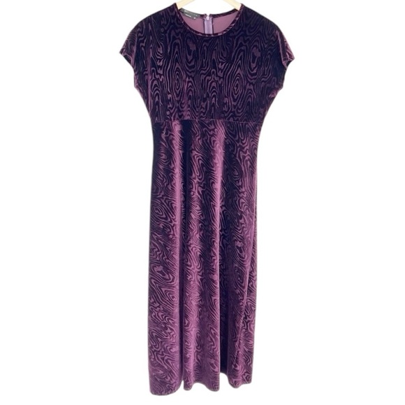 BCBG MaxAzria Velvet midi Maxi A Line Y2K‎ Dress - Picture 1 of 14